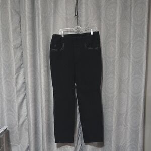 Belle by Kim Gravel Black Straight Leg Jeans